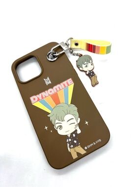 TinyTAN Dynamite iPhone 11 Pro Max Case Charm Brown BTS